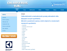 Tablet Screenshot of chladservisvara.cz